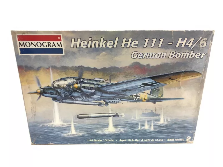 MODEL MONOGRAM 85-5522 HEINKEL HE 111-H4/6 GERMAN BOMBER 1:48