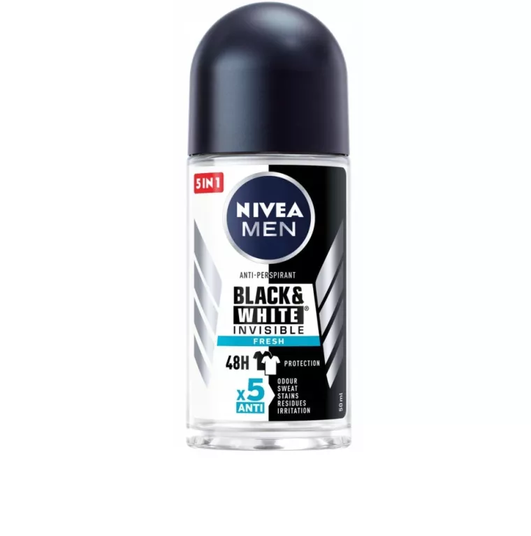 NIVEA MEN BLACK & WHITE INVISIBLE FRESH 50 ML ANTYPERSPIRANT W KULCE 42349