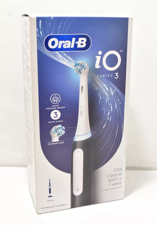 SZCZOTECZKA ELEKTRYCZNA MAGNETYCZNA ORAL-B IO SERIES 3 MATOWY CZARNY