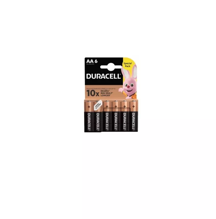 BATERIA ALKALICZNA DURACELL AA (R6) 6 SZT. 5000394152458