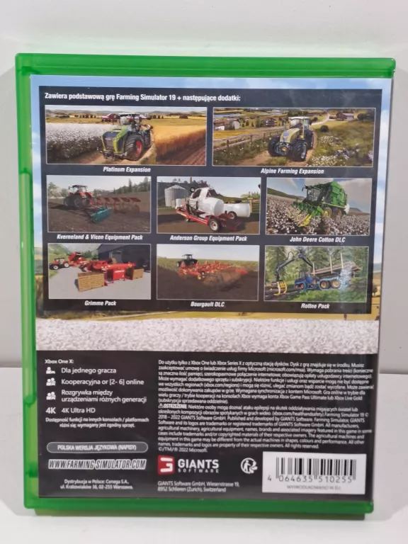 GRA XONE FARMING SIMULATOR 19 PREMIUM EDITION