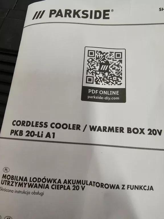 LODÓWKA TURYSTYCZNA 24L PKB 20-LI A1 PARKSIDE