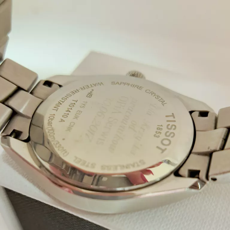 SZWAJCARSKI ZEGAREK KWARCOWY TISSOT 1853 PR 100 LADY GRAWER ŚRODEK