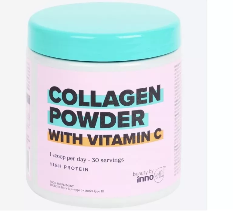 INNO VIT COLLAGEN POWDER PROSZEK KOLAGENOWY Z WITAMINA C 8718836397615