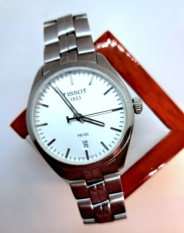 SZWAJCARSKI ZEGAREK KWARCOWY TISSOT 1853 PR 100 LADY GRAWER ŚRODEK