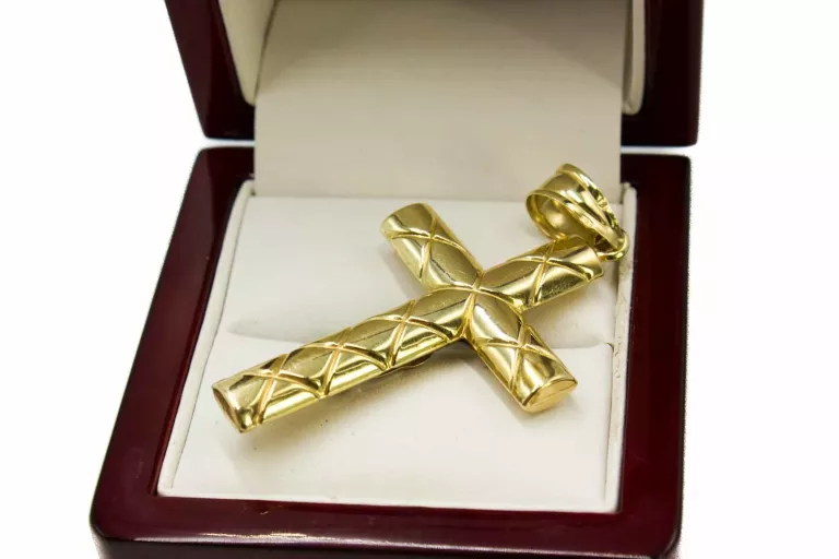 ZŁOTY KRZYŻYK 585 3,84G 6CM