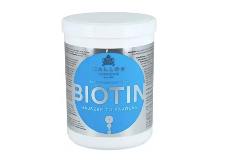 KALLOS KJMN BIOTIN WZMACNIAJĄCA MASKA DO WŁOSÓW Z BIOTYNĄ 1000ML