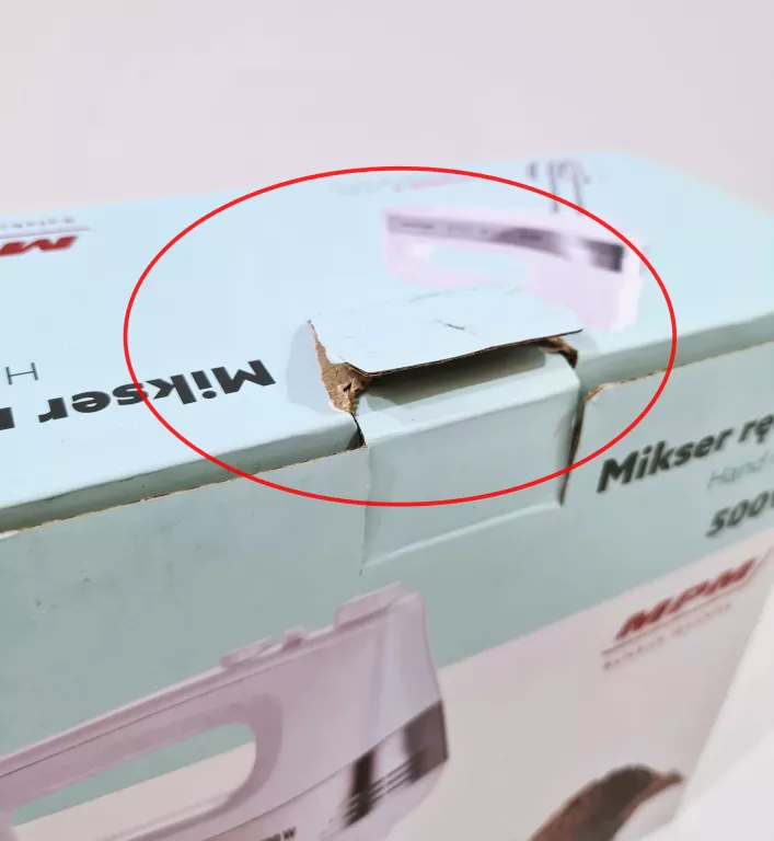 MPM MIKSER RĘCZNY BMR-03 500W BIAŁY