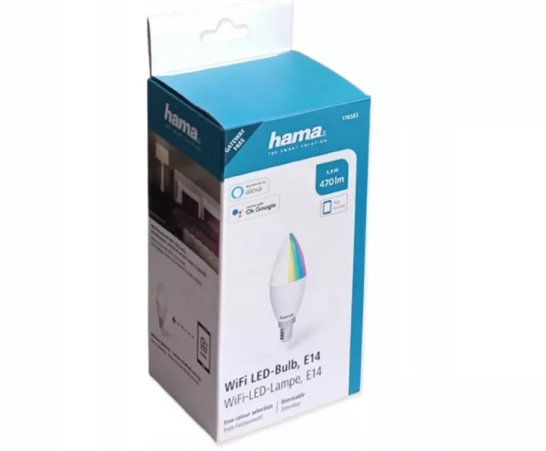 ŻARÓWKA HAMA LED RGB E14 WI-FI 5,5W 470LM