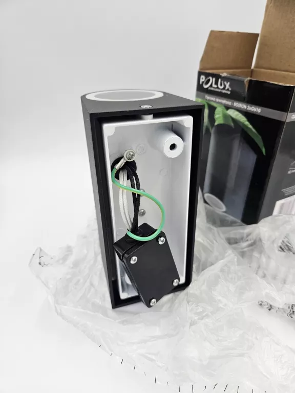 KINKIET ELEWACYJNY BOSTON CZARNY 2 X GU10