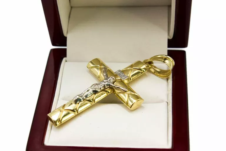 ZŁOTY KRZYŻYK 585 3,84G 6CM
