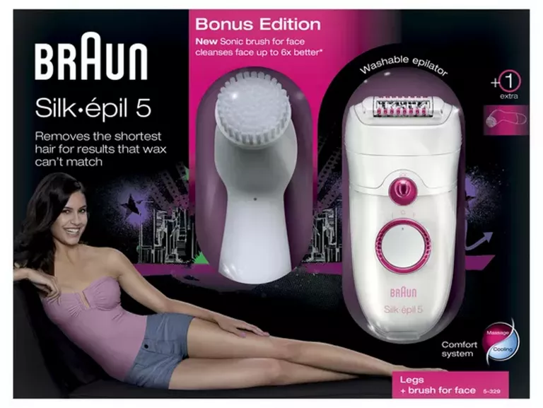 BRAUN DEPILATOR 7539 SILK EPIL 7 WETDRY 3 EXTRAS