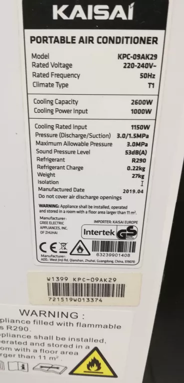 KLIMATYZATOR 3 W 1 SILVERCREST PD-8871