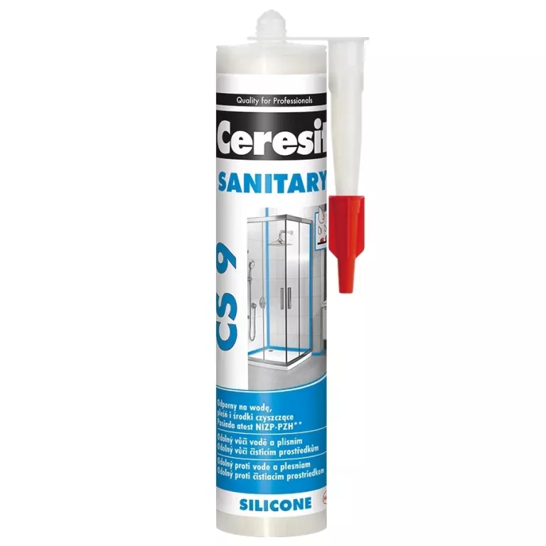 SILIKON SANITARNY CERESIT CS9 280ML SZARY