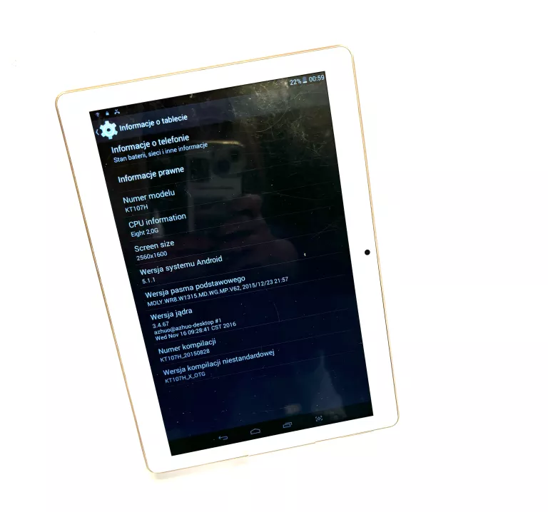 TABLET MOBILITY KT107H