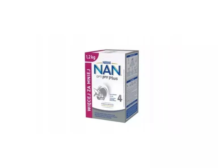 NAN OPTIPRO PLUS 4 PRODUKT NA BAZIE MLEKA 1,2 KG (2 X 600 G)