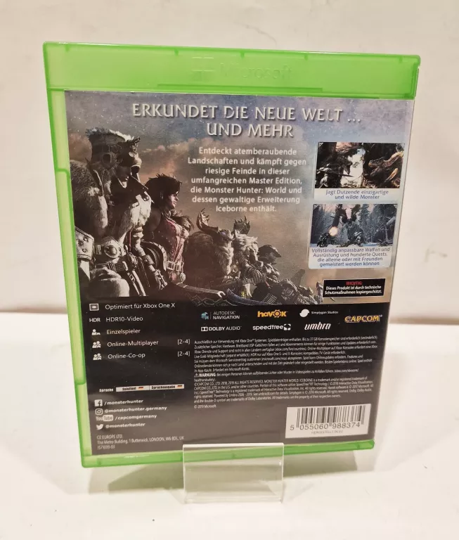 GRA NA XBOX ONE MONSTER HUNTER WORLD ICEBORNE MASTER EDITION