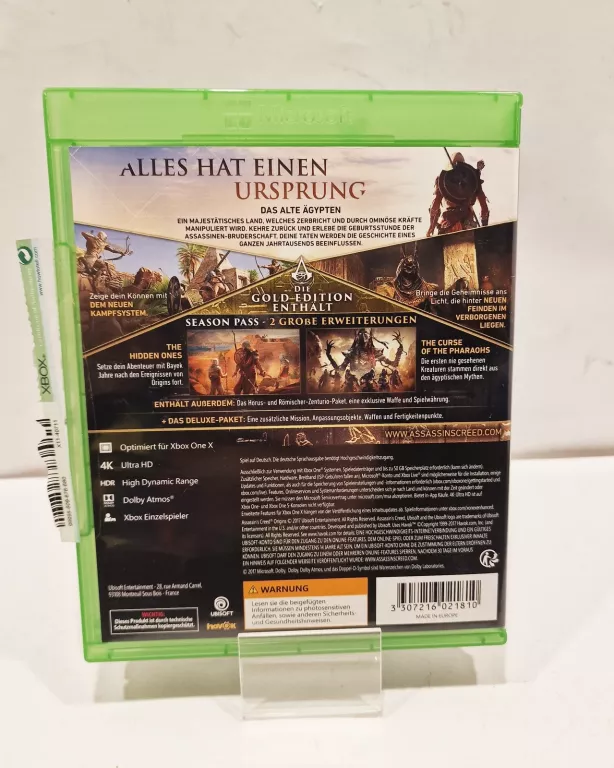 GRA NA XBOX ONE ASSASSIN'S CREED ORIGINS GOLD EDITION