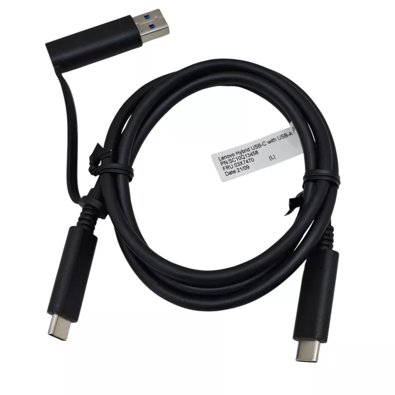 LENOVO 4X90U90618 KABEL USB 1 M 3.2 GEN 1 (3.1 GEN 1) USB A/USB C USB C