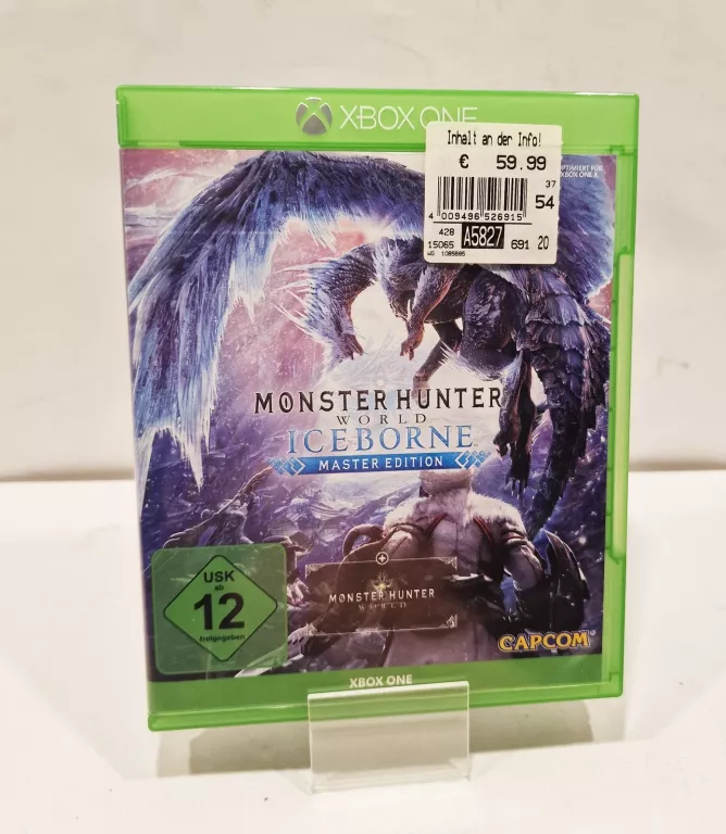 GRA NA XBOX ONE MONSTER HUNTER WORLD ICEBORNE MASTER EDITION