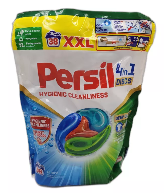 PERSIL DISCS 4 IN 1 UNIVERSAL KAPSUŁKI DO PRANIA 38 SZT XXL