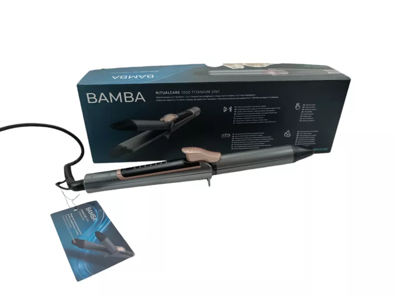 PROSTOWNICA Z FUNKCJĄ LOKÓWKI CECOTEC BAMBA RITUALCARE TITANIUM 2W1