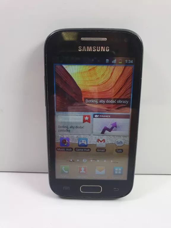 TELEFON SMARTFON SAMSUNG GALAXY ACE 2 512 MB / 4 GB 3G CZARNY