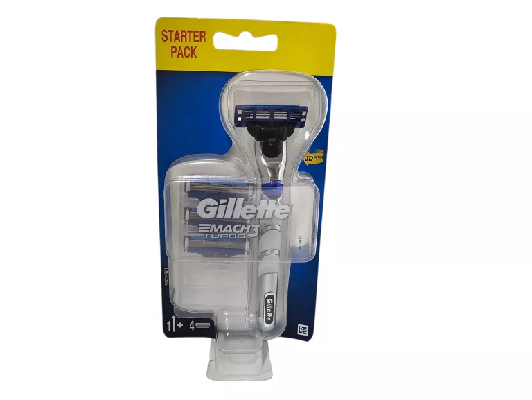 GILLETTE MACH 3 TURBO STARTER PACK 1+4