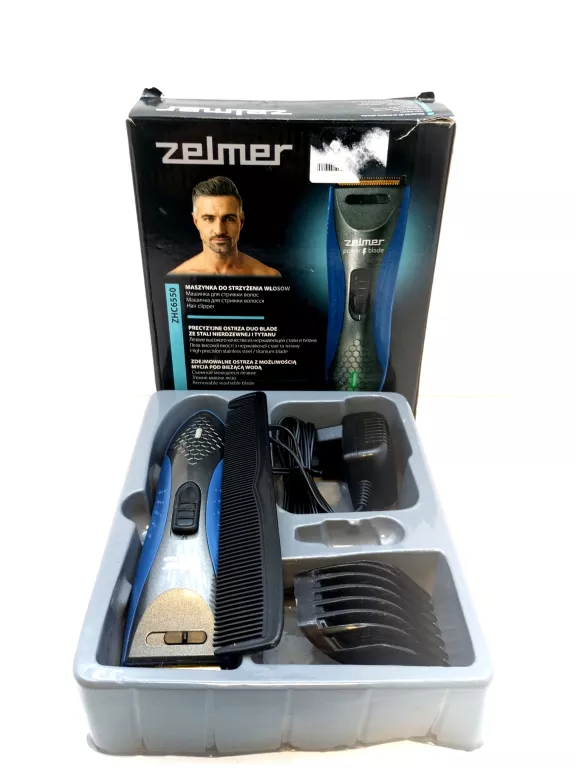 MASZYNKA DO STRZYZENIA ZELMER ZHC6550 W PUDEŁKU KOMPLET