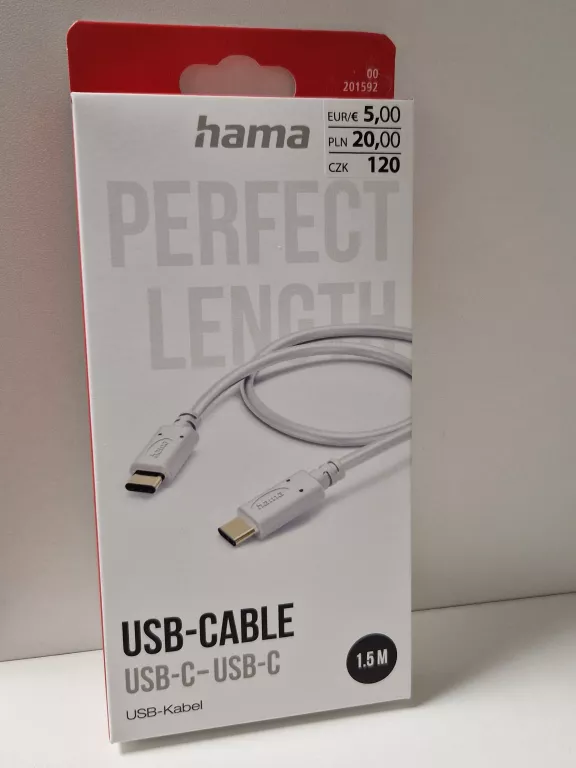 HAMA KABEL USB-C DO TELEFONU 1,5M