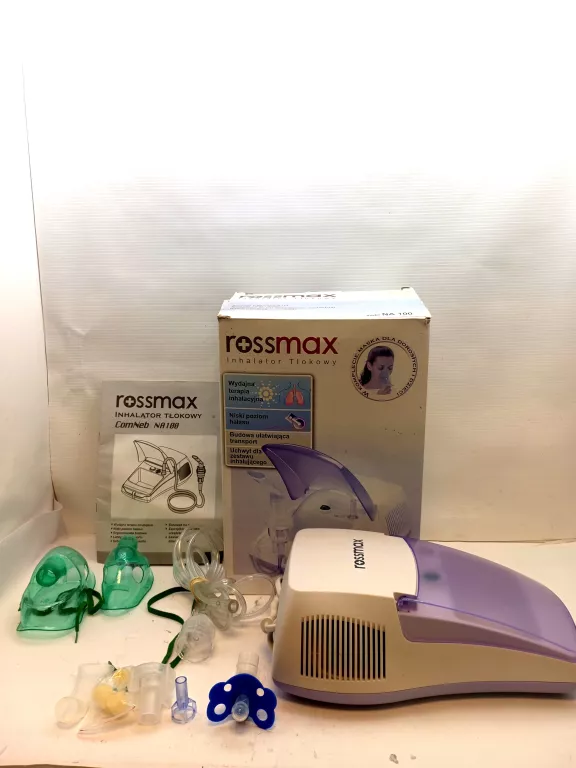 INHALATOR ROSSMAX NA 100 KOMPLET W PUDEŁKU
