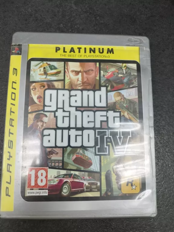 GRA NA PS3 GRAND THEFT  AUTO IV