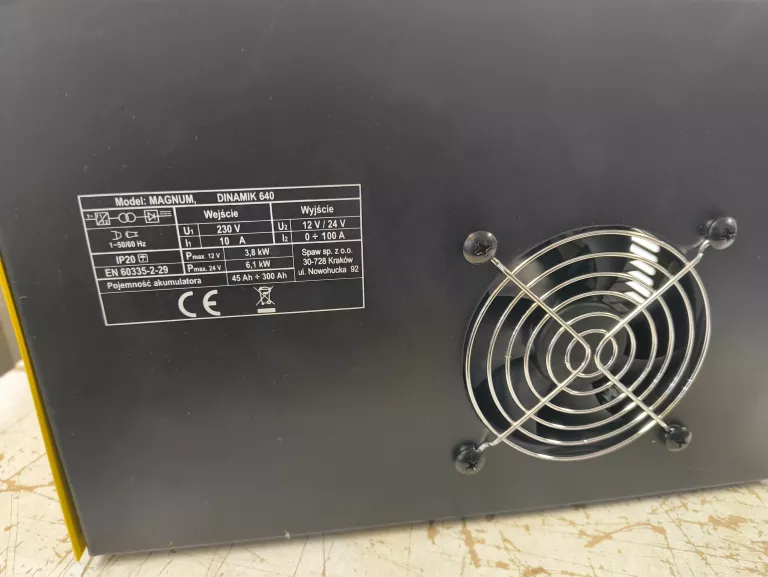 PROSTOWNIK Z ROZRUCHEM MAGNUM DINAMIK 640 12V /24V