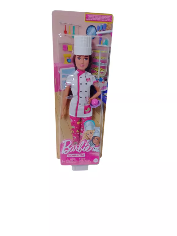 LALKA BARBIE CUKIERNICZKA MISTRZYNI CUKIERNICTWA MATTEL HKT67