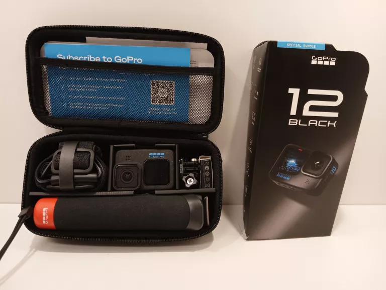 KAMERA SPORTOWA GO PRO 12 BLACK GWARANCJA !!!! DO 28.11.2025 R