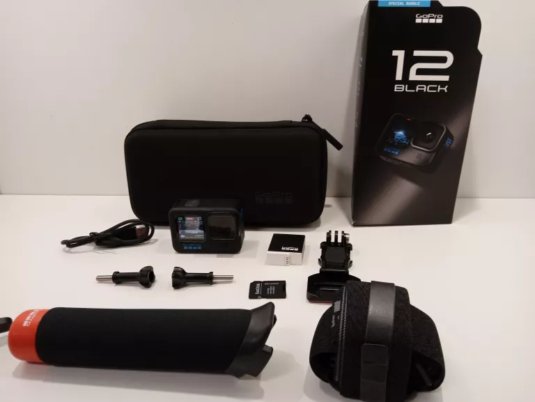 KAMERA SPORTOWA GO PRO 12 BLACK GWARANCJA !!!! DO 28.11.2025 R