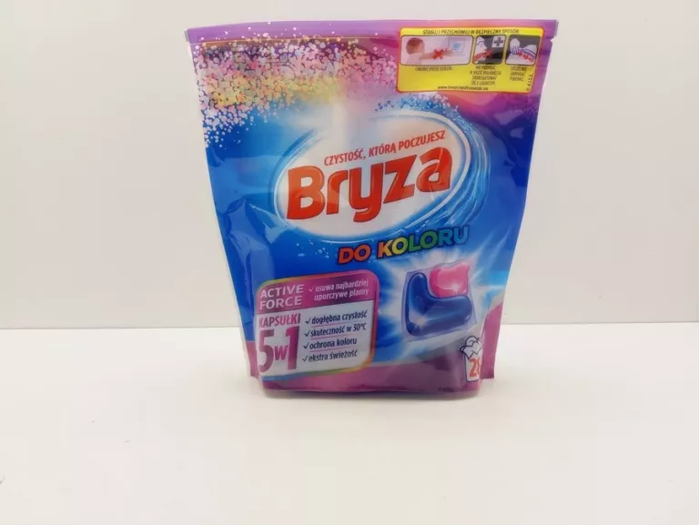 BRYZA ACTIVE FORCE 5W1 KAPSUŁKI DO PRANIA DO KOLORU 560 G (28 PRAŃ)