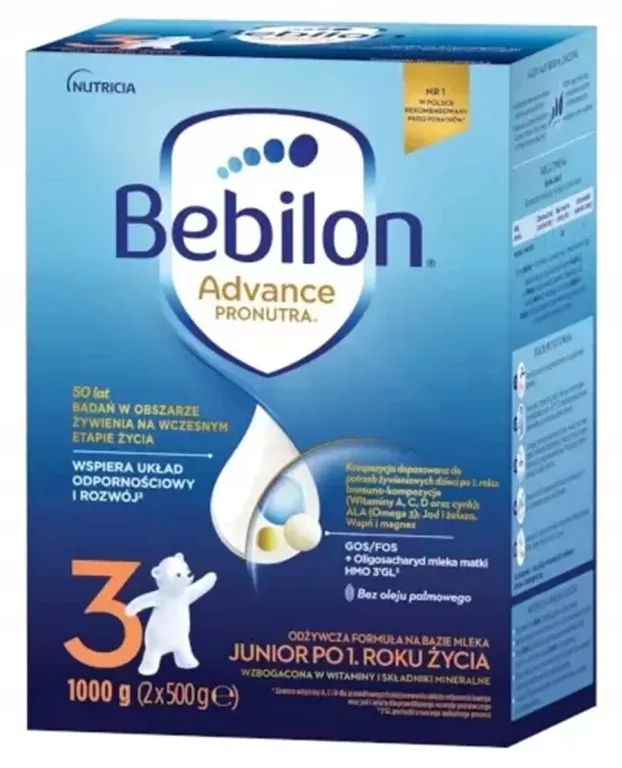 MLEKO NASTĘPNE BEBILON ADVANCE PRONUTRA 3 1000G