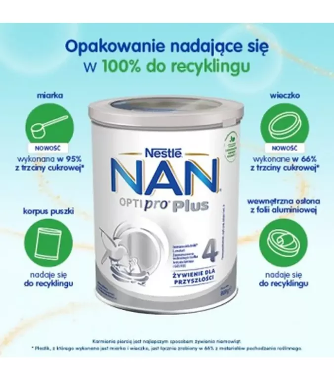 MLEKO MODYFIKOWANE NESTLE NAN OPTIPRO PLUS 4 800 G