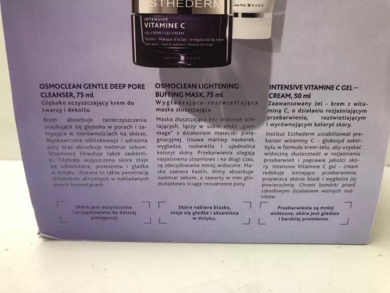 ESTHEDERM INTENSIVE VITAMINE C ŻEL- KREM, 50ML+ CLEANSER 75ML + MASK 75ML