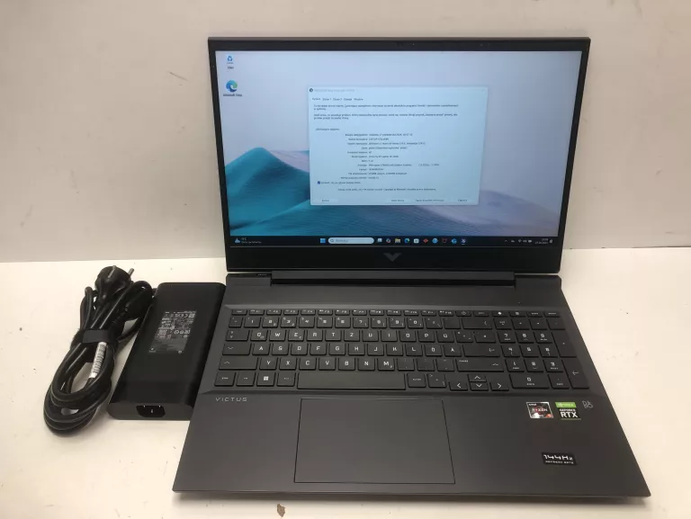 LAPTOP HP VICTUS GAMING 15 FA0999NW RYZEN 5 16GB RAM RTX3050TI 512SSD