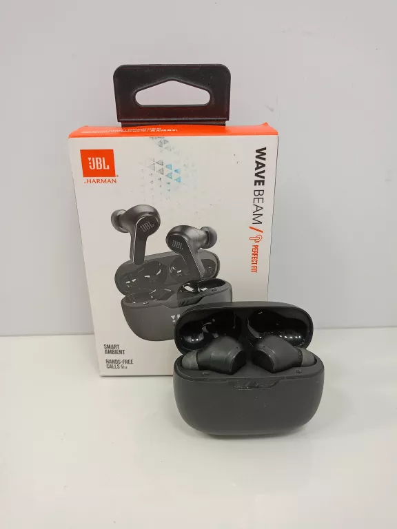 SŁUCHAWKI JBL WAVE BEAM BEZPRZEWODOWE DOKANAŁOWE BLUETOOTH 5.2 IP54 IPX2