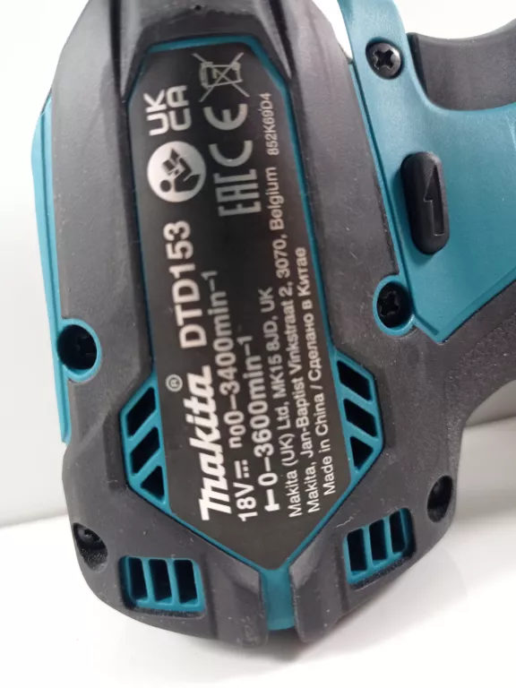 ZAKRĘTARKA MAKITA DTD153 + ŁADOWARKA