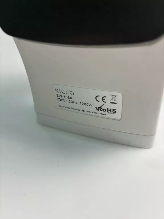 ŻELAZKO RICCO 1200W ROHS