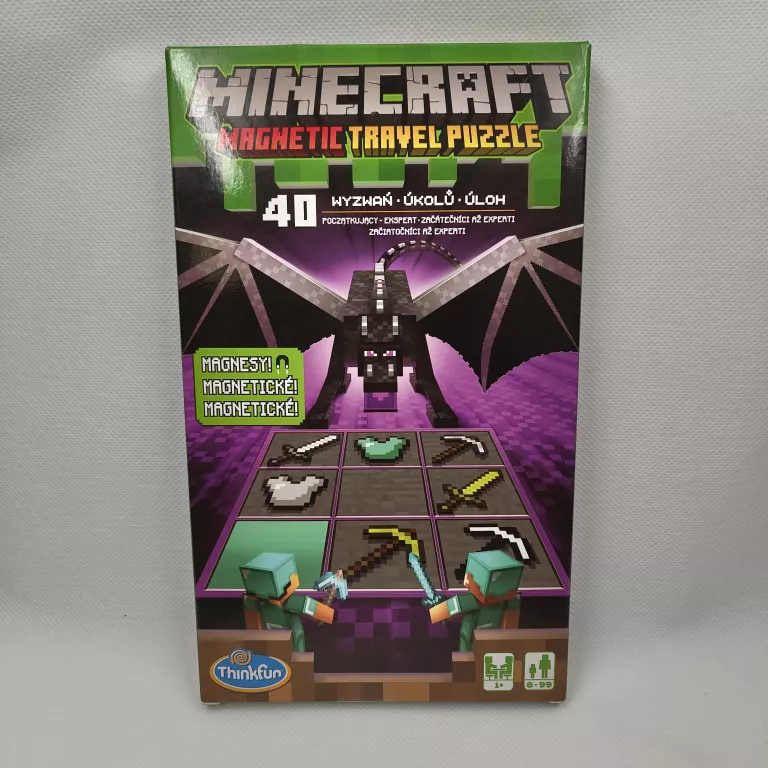 GRA PLANSZOWA MINECRAFT: MAGNETIC TRAVEL PUZZLE