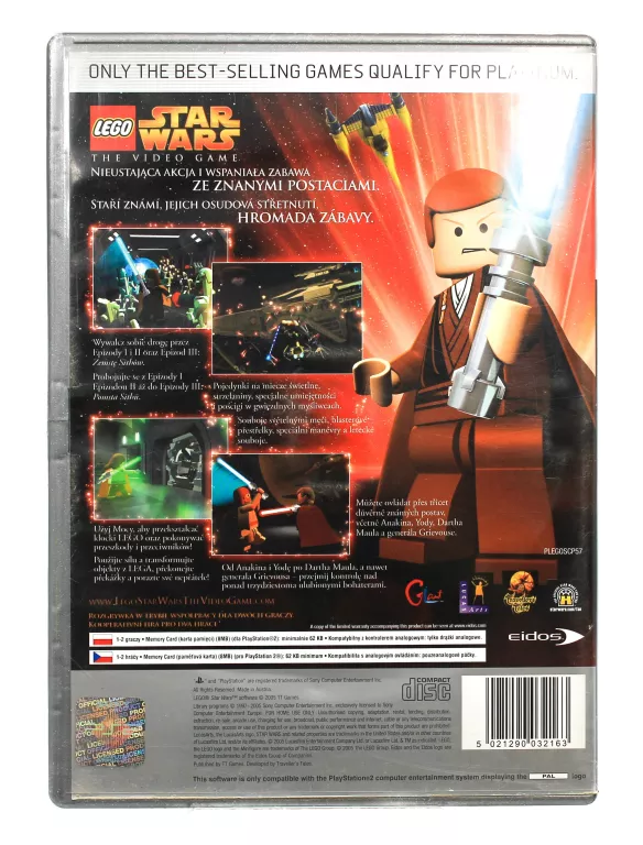 GRA PS2 LEGO STAR WARS THE VIDEO GAME