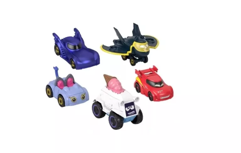 FISHER PRICE BATWHEELS 5 SAMOCHODÓW SAMOCHODZIKÓW HML20 BATMAN ZESTAW