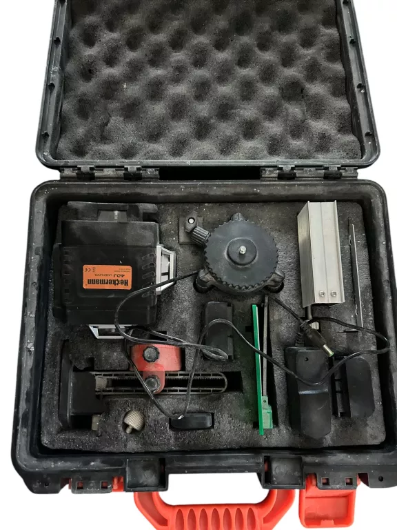 POZIOMICA LASEROWA HECKERMANN 16 LINII 4DJ LCD+TYCZKA