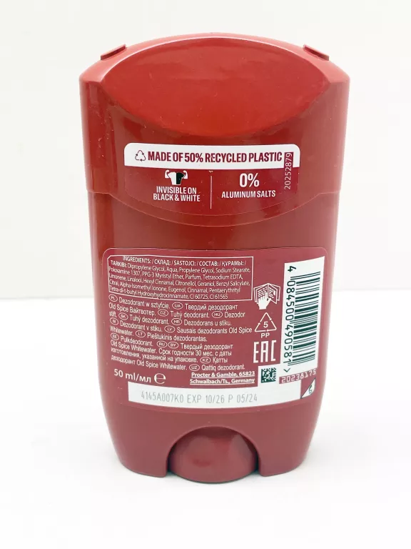 OLD SPICE WHITEWATER DEZODORANT W SZTYFCIE DLA MĘŻCZYZN 50 ML