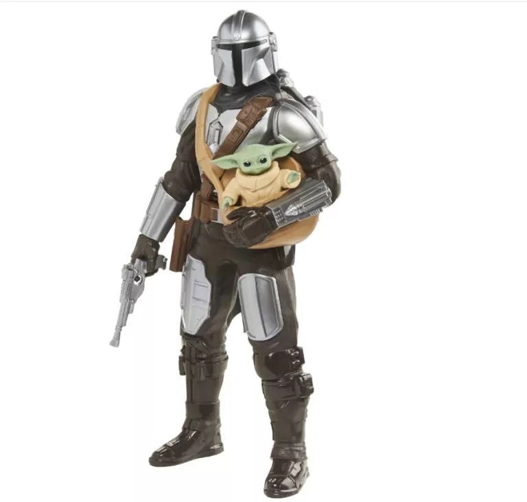 STAR WARS. MANDALORIAN I GROGU. INTERAKTYWNA ELEKTRONICZNA FIGURKA 30CM